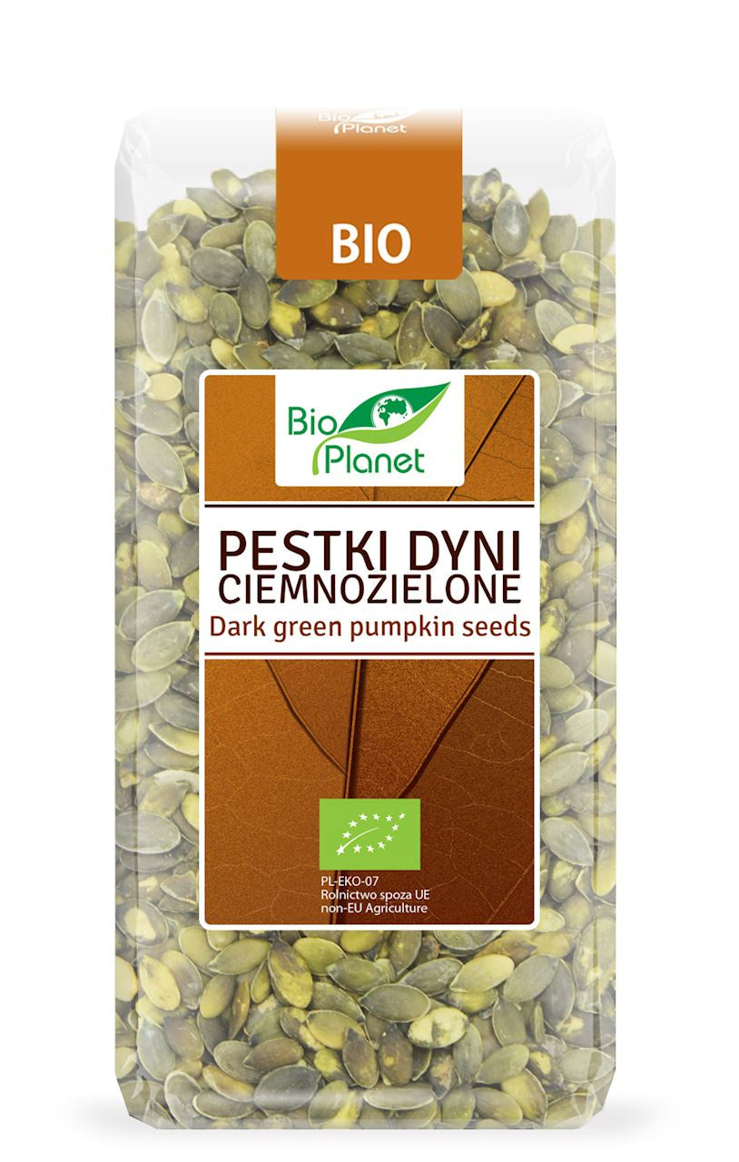 Pestki dyni ciemnozielone bio 350 g