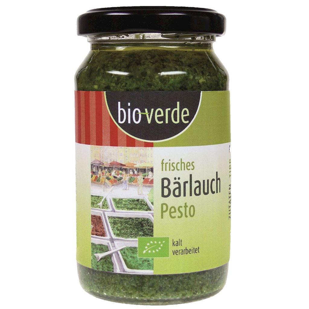 Pesto z czosnku niedźwiedziego BIO 165 g - Bio Verde