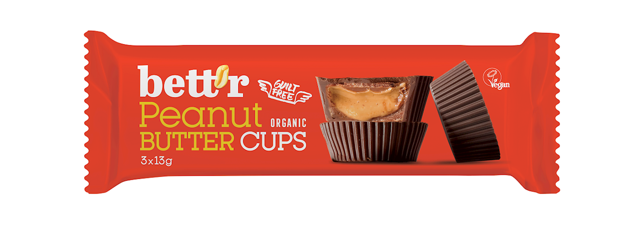 Praliny z nadzieniem z kremu z orzeszków ziemnych bio (3 x 13 g) 39 g - Bett'R