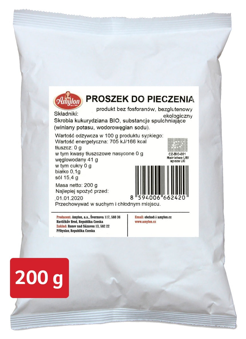 Proszek do pieczenia bezglutenowy bio 200 g