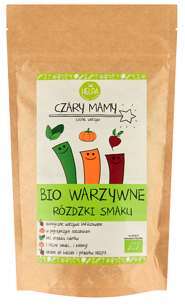 Różdżki smaku warzywne (liofilizowane warzywa) bio (9 x 2 g) 18 g