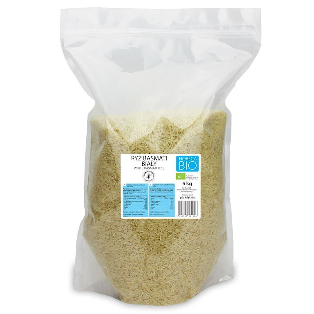Ryż basmati biały bezglutenowy bio 5 kg
