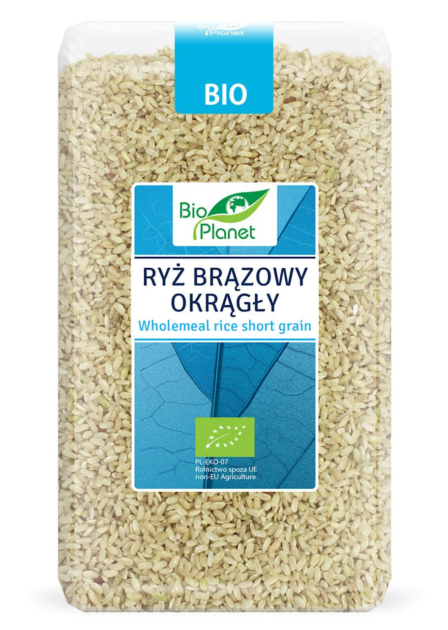 Ryż brązowy okrągły bio 1 kg