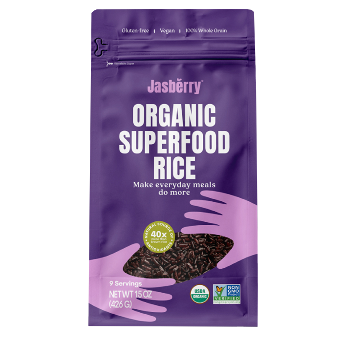 Ryż express razowy bezglutenowy bio 200 g - JASBERRY RICE (CALORIE WATCHERS)