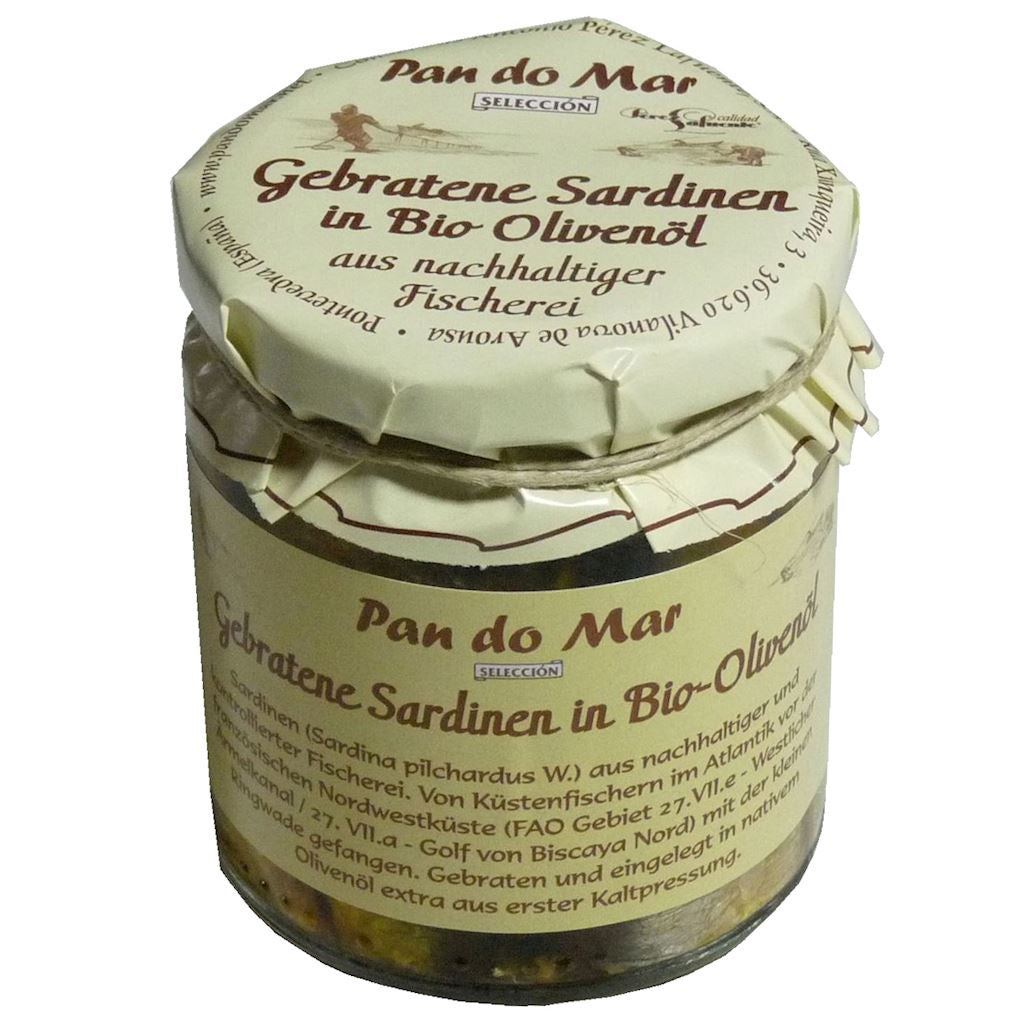 Sardynki smażone w bio oliwie z oliwek 220 g