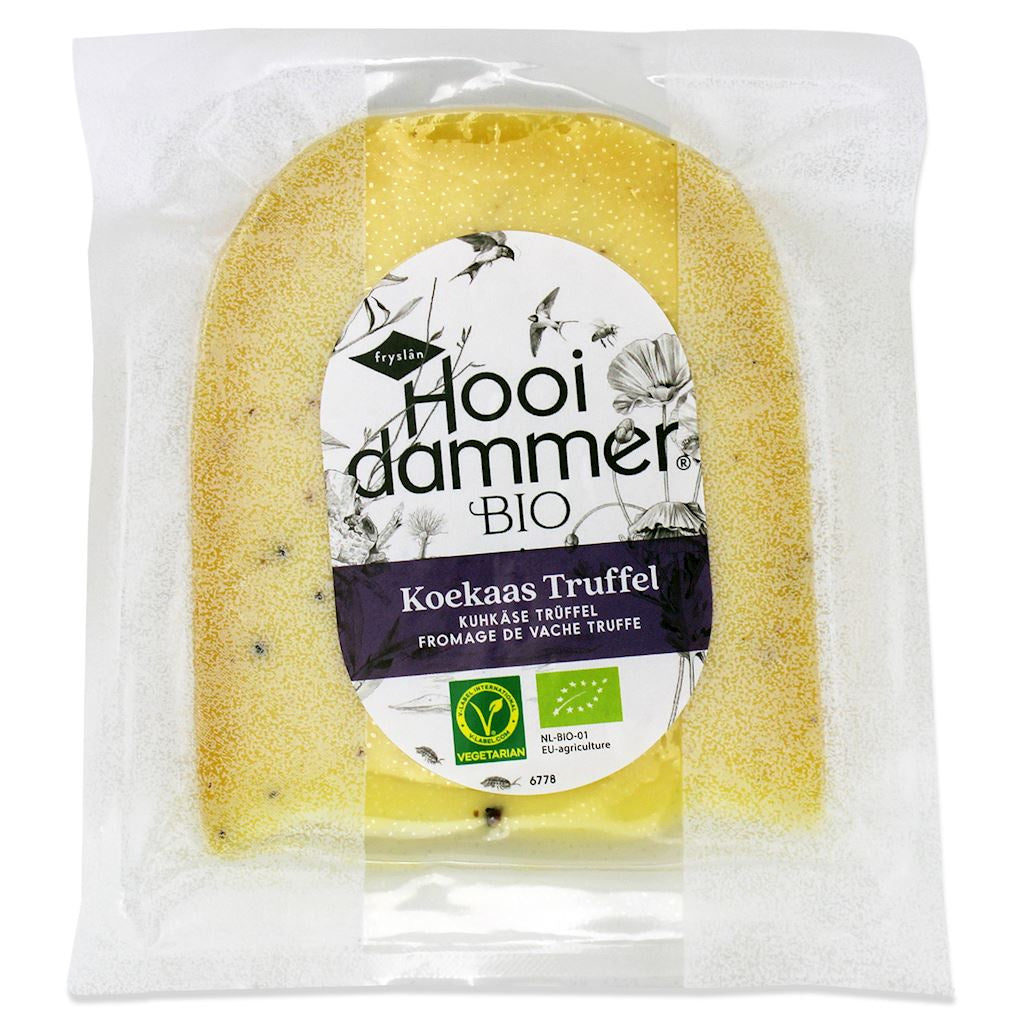 Ser żółty dojrzewający z truflą bio 200 g - HOOIDAMMER