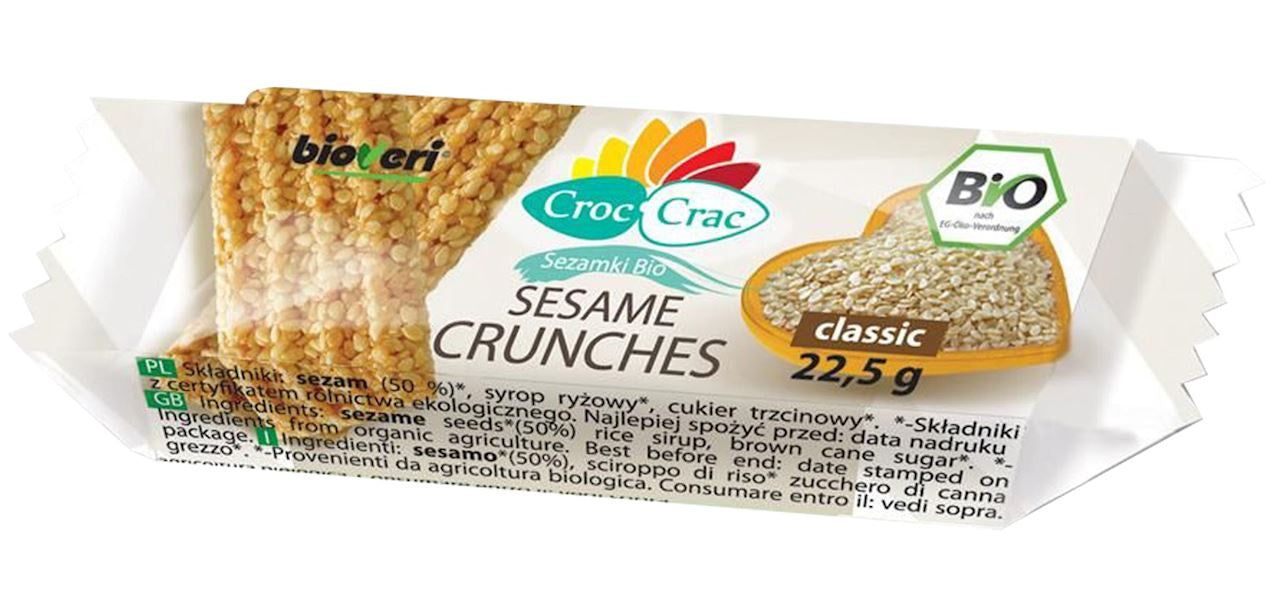 Sezamki classic bio 22,5 g - croc-crac (bioveri)