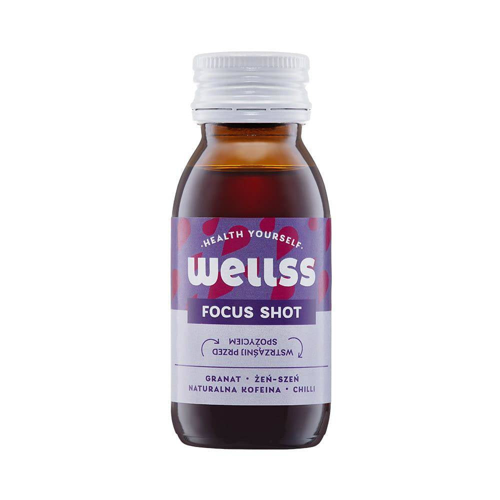 Shot fokus. granat, żeń-szeń, kofeina i chilli 60 ml