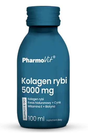 Shot kolagen rybi 5000 mg bezglutenowy 100 ml - Pharmovit