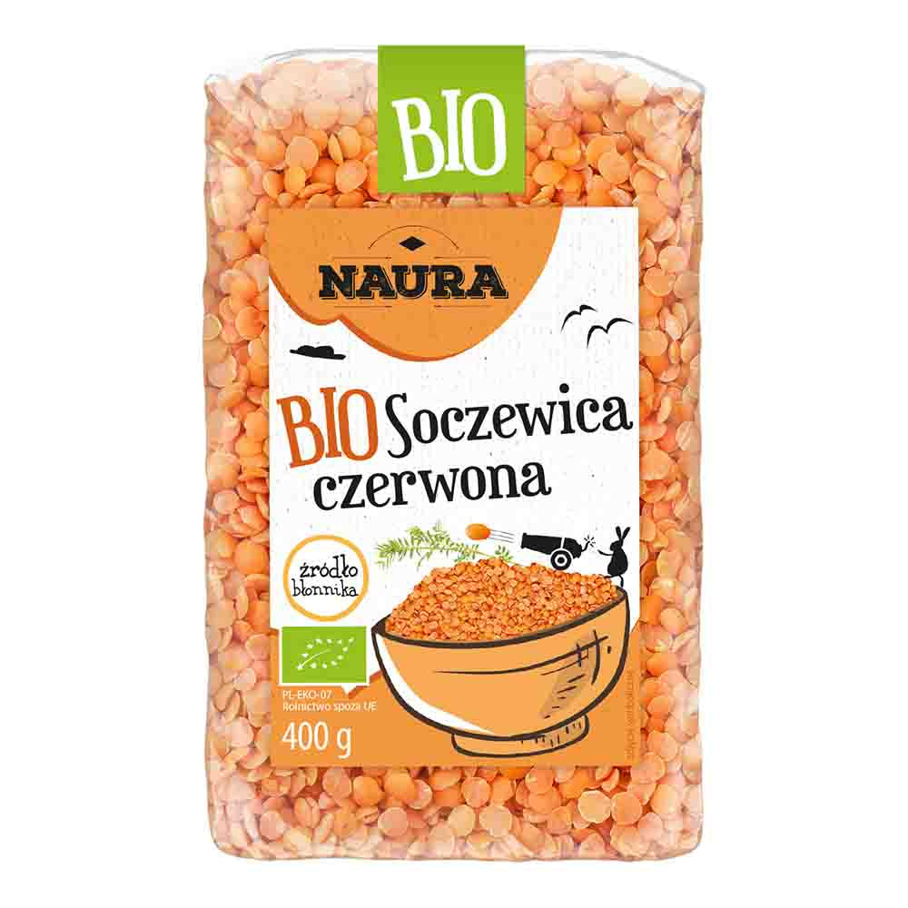 Soczewica czerwona bio 400 g