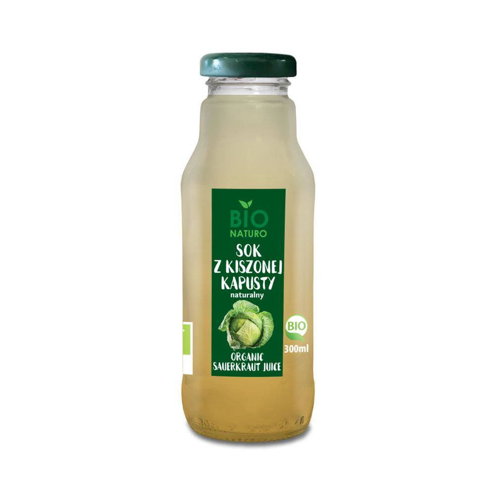 Sok z kiszonej kapusty naturalny bio 300 ml