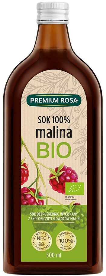 Sok z malin 100% bio 500 ml
