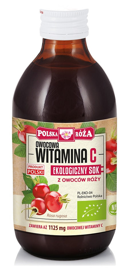 Sok z owoców dzikiej róży witamina c bio 250 ml