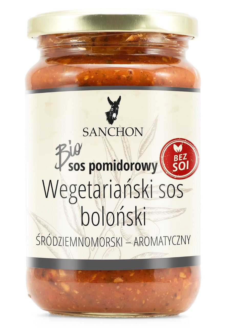 Sos boloński wegański bezglutenowy bio 330 ml - SANCHON
