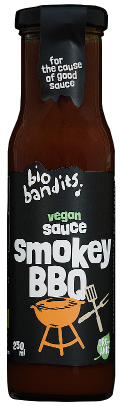 Sos wegański bbq BIO 250 ml - Bio Bandits