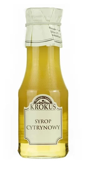 Syrop cytrynowy bezglutenowy 375 g (300 ml) - krokus