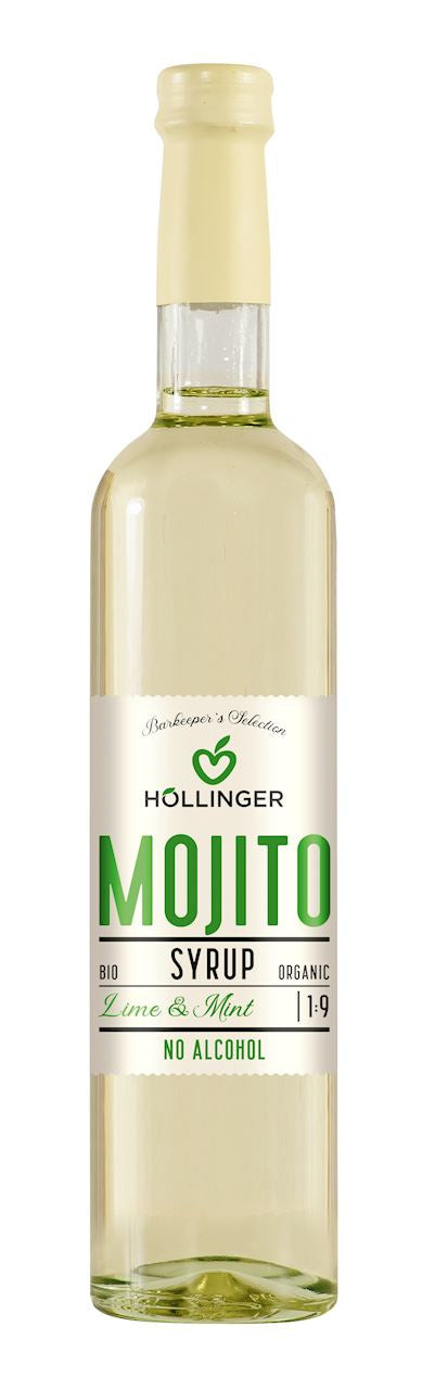 Syrop do drinków i koktajli mojito bio 500 ml - Hollinger