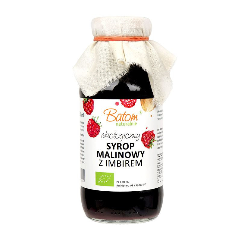 Syrop malinowy z imbirem bio 330 ml