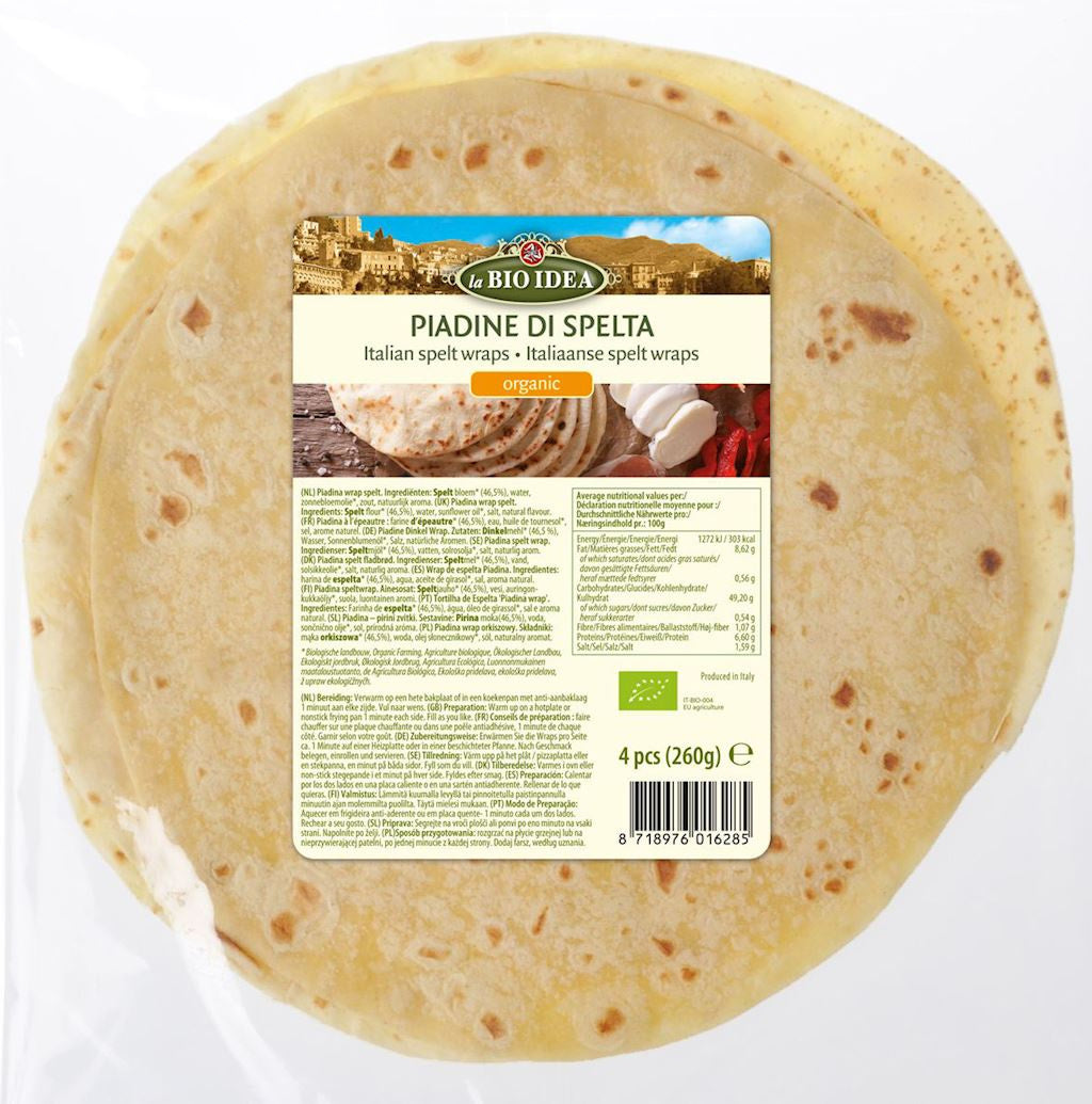 Tortilla orkiszowa piadina BIO 260 g
