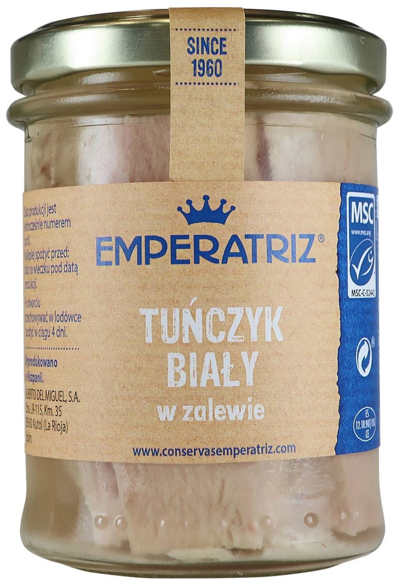 Tuńczyk biały filety w zalewie 200 g (140 g) (słoik)