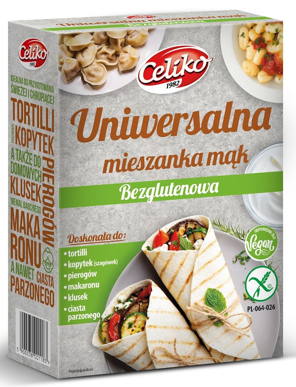 Uniwersalna mieszanka mąk, bezglutenowa Celiko, 200g
