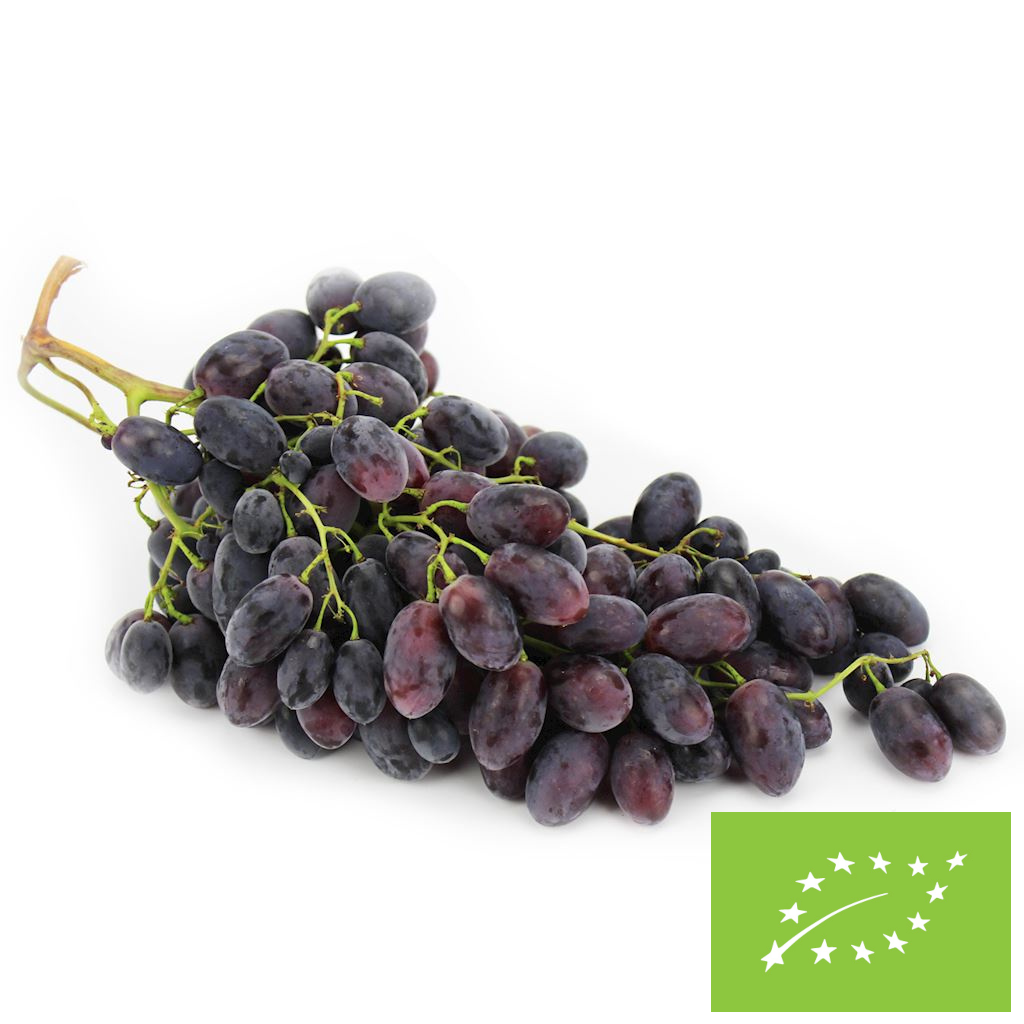 Winogrona czerwone świeże BIO (około 0,50 kg)