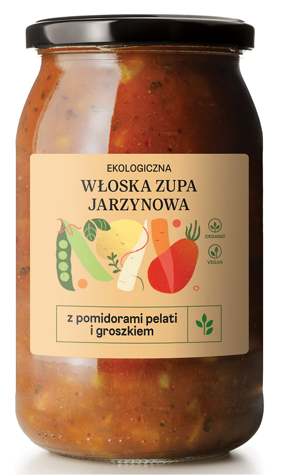 ZUPA WŁOSKA JARZYNOWA BIO 900 ml - DELIKATNA