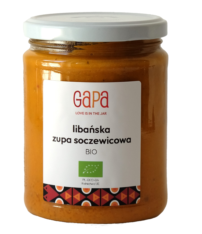 Zupa z soczewicą libańska bio 450 g - GAPA