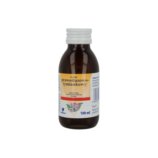Aflofarm syrop prawoślazowy tymianek 100 ml