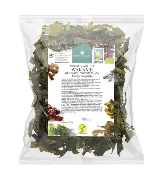 Algi morskie suszone - wakame bio 100 g