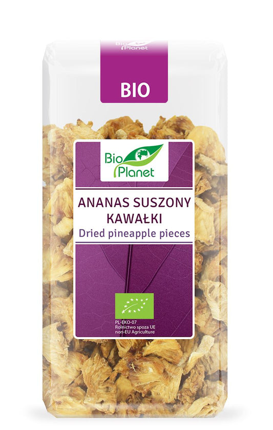 Ananas suszony kawałki bio 100 g - Bio Planet
