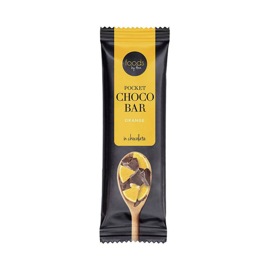 Baton choco bar pomarańcza w czekoladzie 35 g