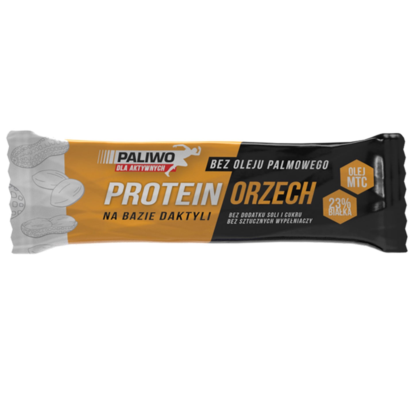Baton proteinowy, orzechowy, z dodatkiem oleju mct 50 g - Paliwo dla aktywnych