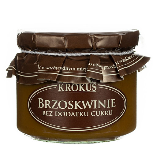 Brzoskwinie bez dodatku cukru 310 g - Krokus