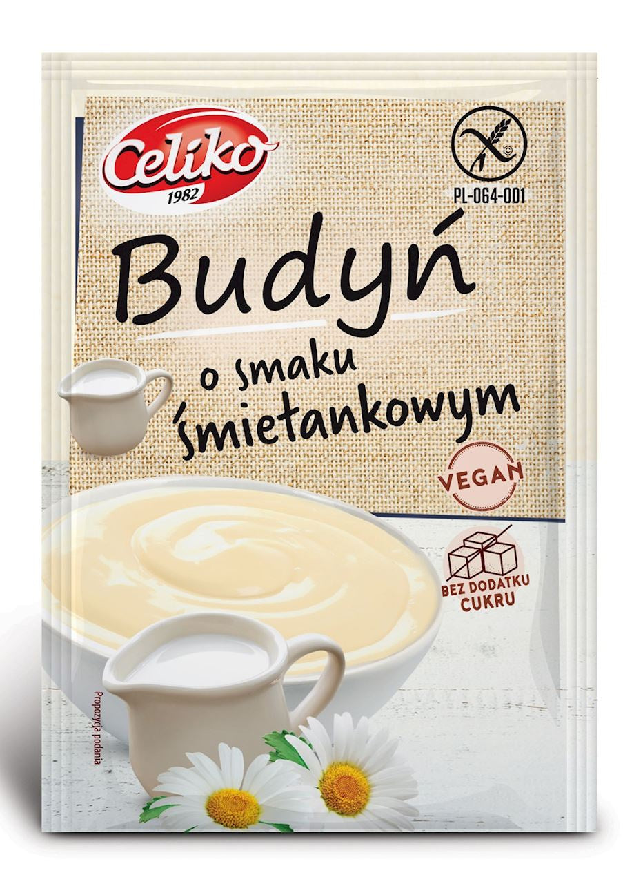 Budyń o smaku śmietankowym bez dodatku cukru 40 g