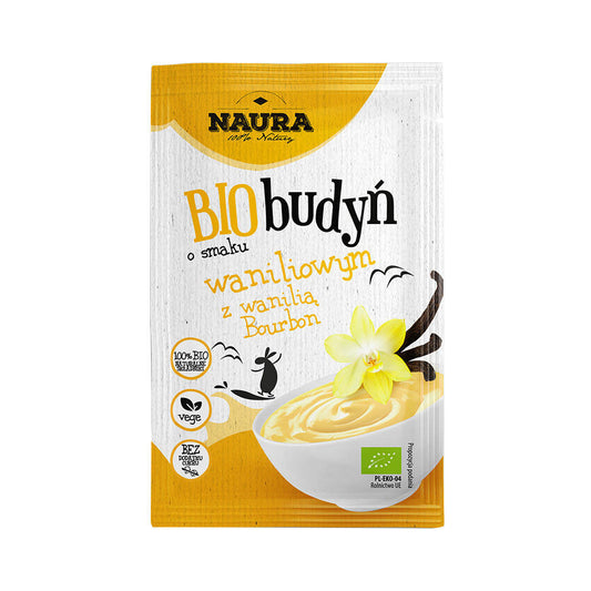 Budyń o smaku waniliowym bio 38 g