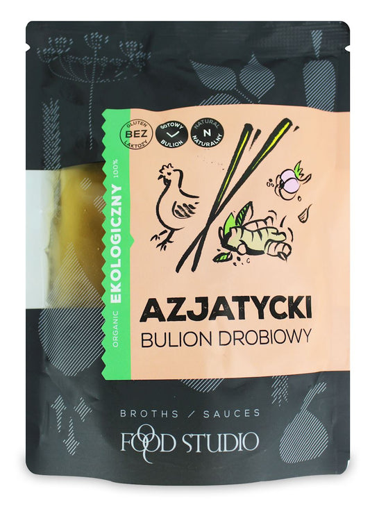Bulion azjatycki w płynie bezglutenowy BIO 350 ml