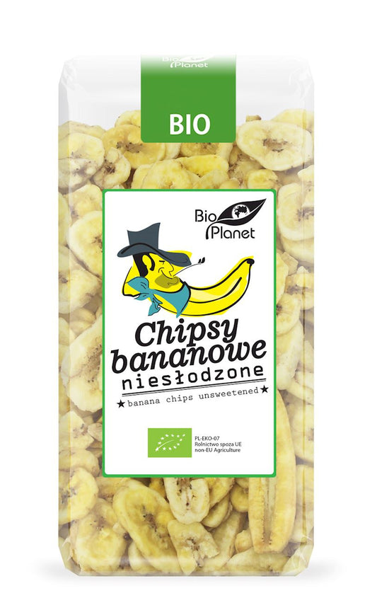 Chipsy bananowe niesłodzone BIO 150 g