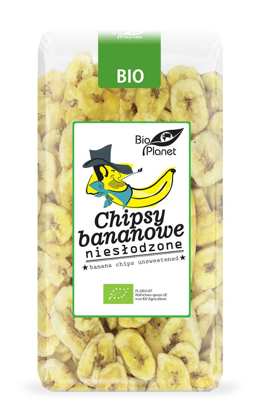 Chipsy bananowe niesłodzone bio 350 g