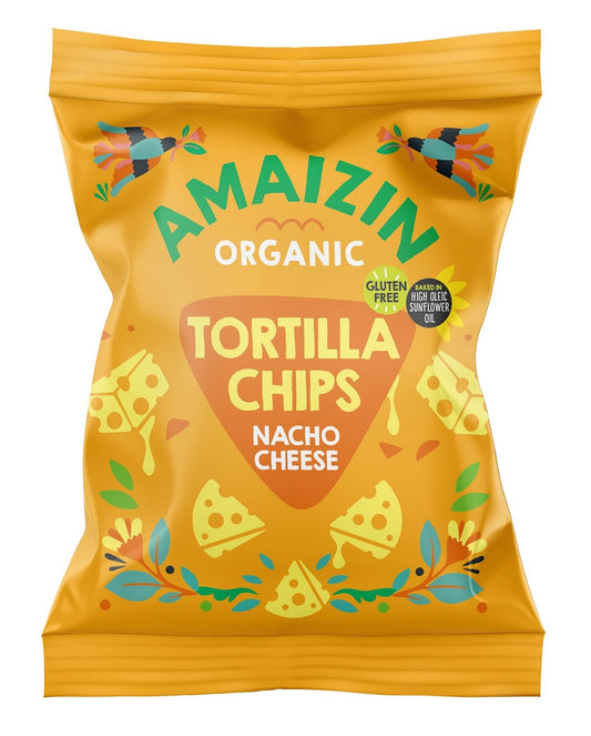 Chipsy nachos kukurydziane o smaku serowym bezglutenowe bio 150 g