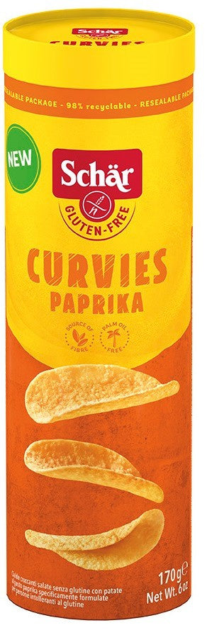 Chipsy paprykowe curvies bezglutenowe 170 g