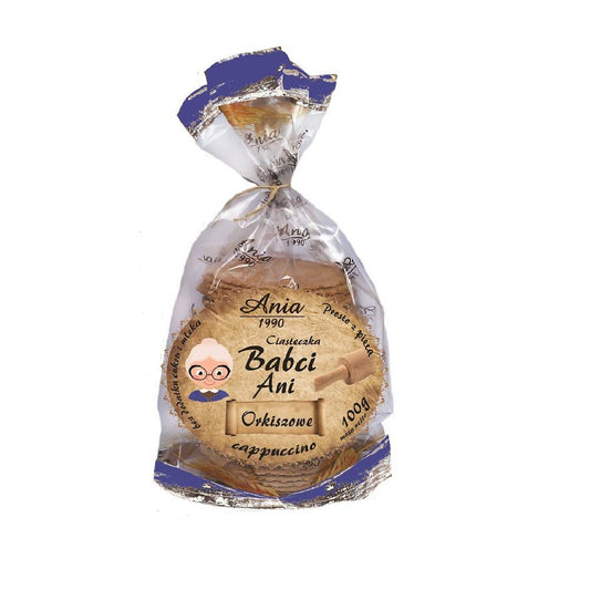 Ciasteczka orkiszowe cappuccino 100 g ANIA BIO