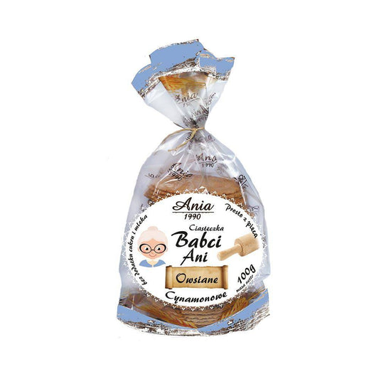 Ciasteczka owsiane cynamonowe 100 g