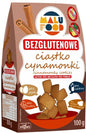 Ciastka kruche cynamonki bezglutenowe, bez cukru 100g