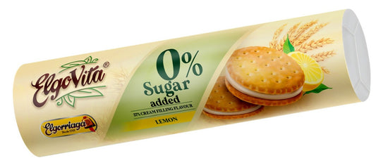Ciastka-markizy z kremem o smaku cytrynowym bez cukru 180 g