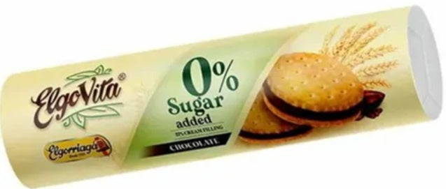 Ciastka-markizy z kremem o smaku czekoladowym bez cukru 180 g