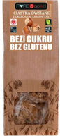 Ciastka owsiane z orzechami laskowymi bez dodatku cukru bezglutenowe 150 g - PURE&GOOD