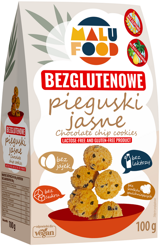 Ciastka pieguski jasne bezglutenowe, bez cukru 100 g