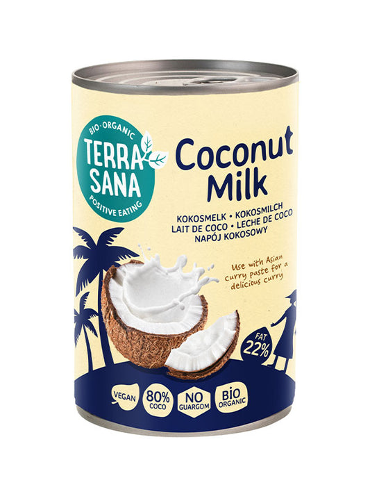 Coconut milk - napój kokosowy bez gumy guar w puszce (22 % tłuszczu) bio 400 ml