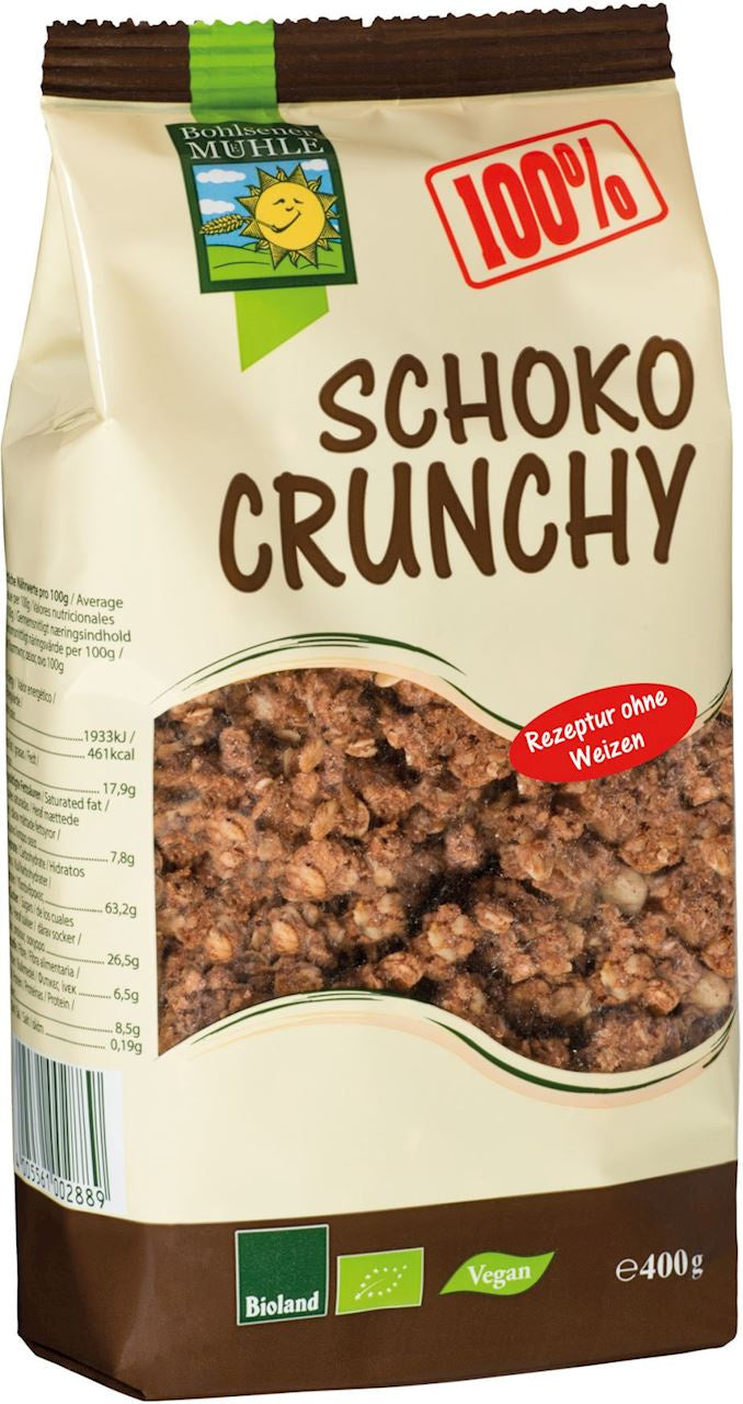 Crunchy czekoladowe bio 400 g